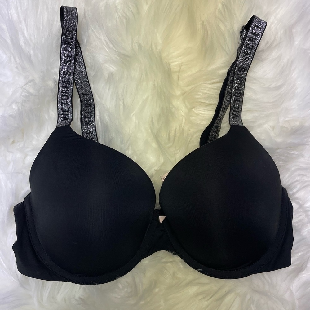 Victoria’s Secret t-shirt Push-up Full Coverage Black Bra